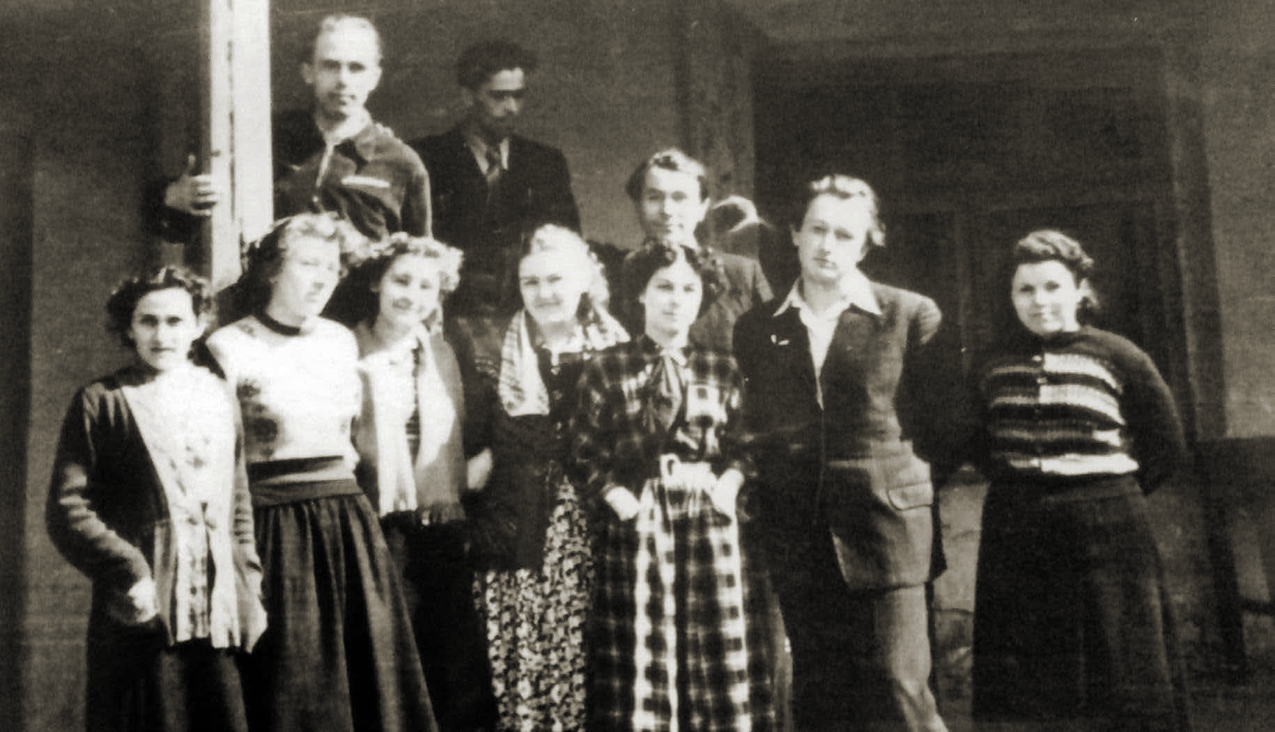 Выпускники Музыкального училища, ученики М. Кажлаева, Махачкала, 1956г.